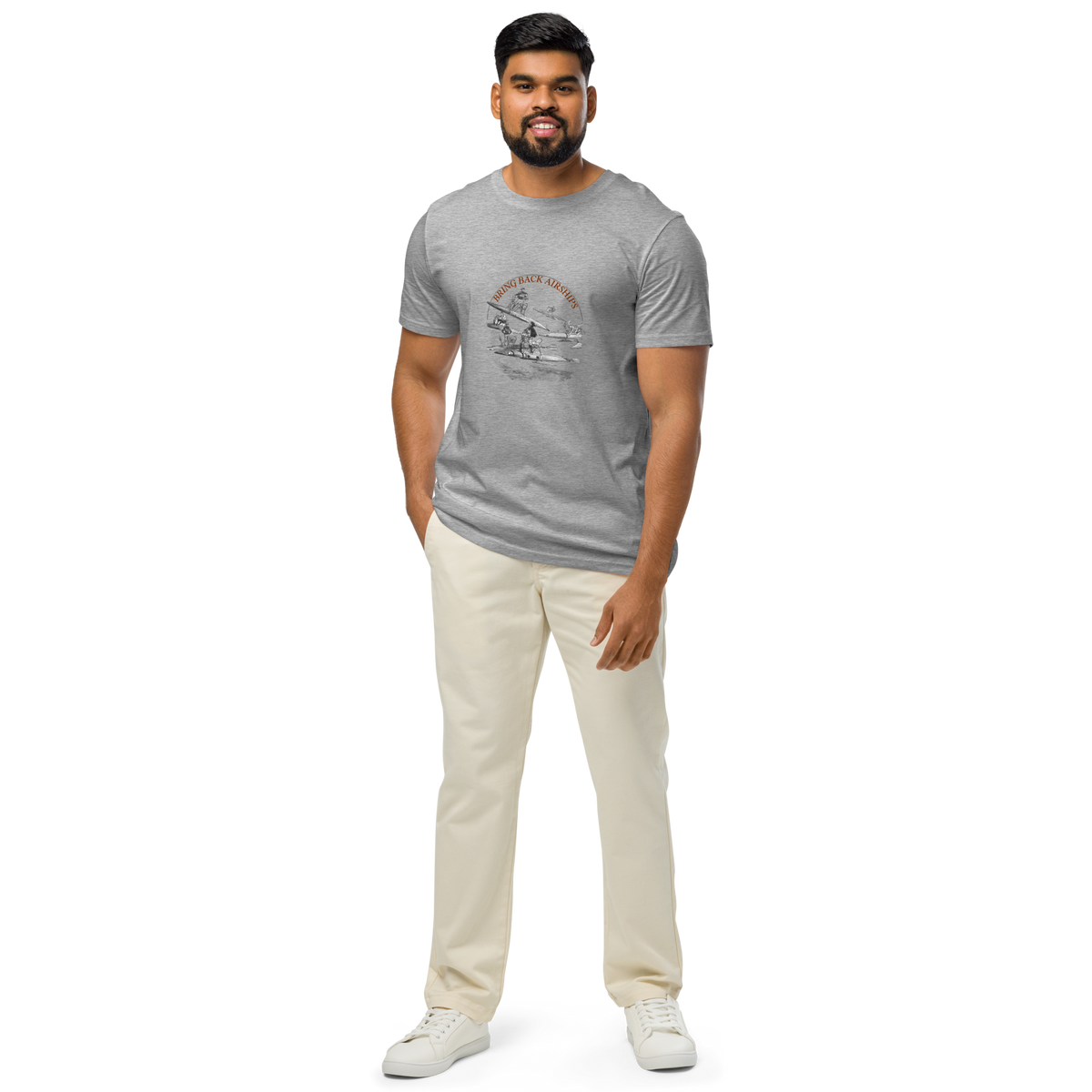 Bring Back Airships! Unisex organic mid-light t-shirt